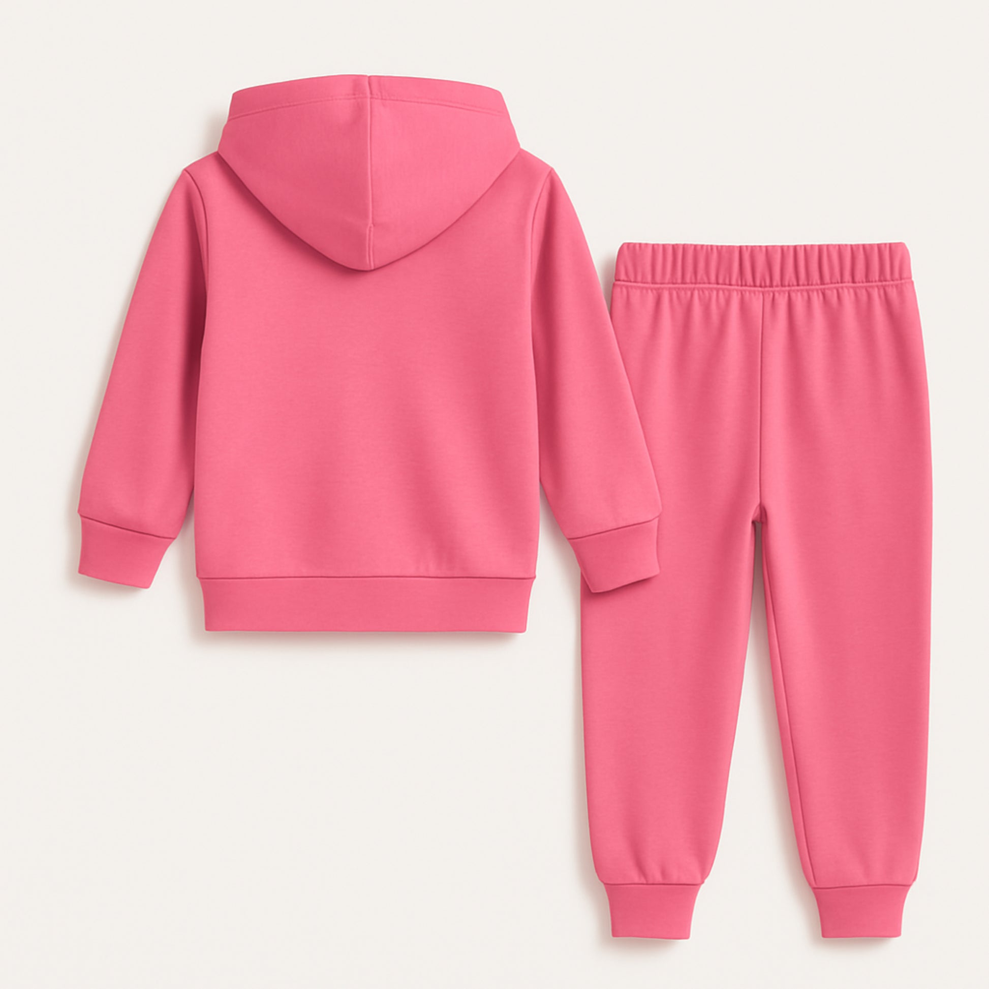 Meisjes trainingspak roze met konijntjes print – hoodie en broek